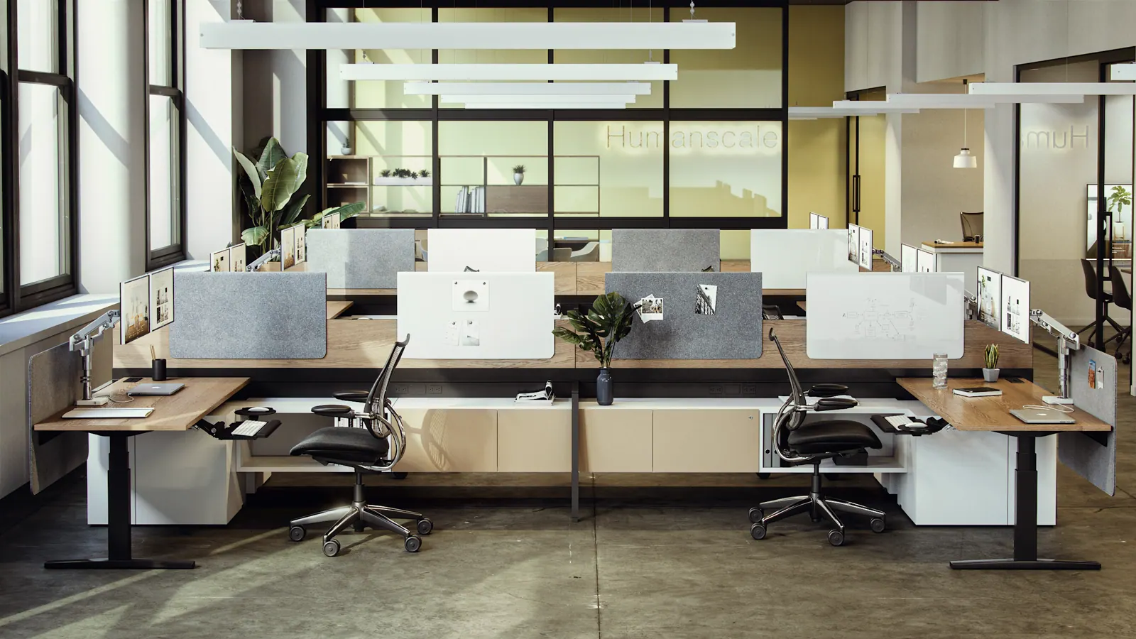 Detailed interior rendering refined for lighting and texture